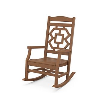 Martha Stewart by POLYWOOD Chinoiserie Outdoor Rocking Chair