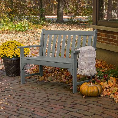 POLYWOOD Outdoor Vineyard Bench