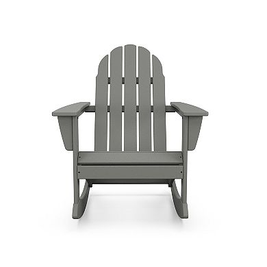 POLYWOOD Outdoor Vineyard Adirondack Rocking Chair