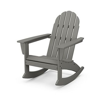 POLYWOOD Outdoor Vineyard Adirondack Rocking Chair
