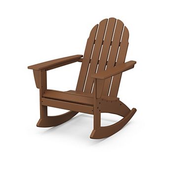POLYWOOD Outdoor Vineyard Adirondack Rocking Chair