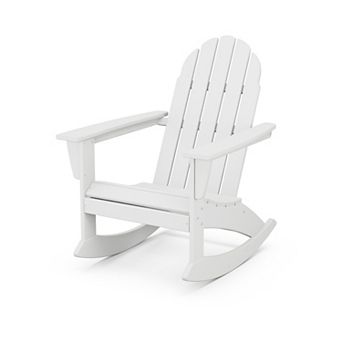 POLYWOOD Outdoor Vineyard Adirondack Rocking Chair