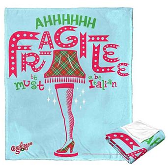 Warner Bros. A Christmas Story It Must Be Italian Silk Touch Throw Blanket 50x60 Inches