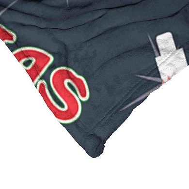 Warner Bros. A Christmas Story Lit Up Pattern Silk Touch Throw Blanket 50x60 Inches