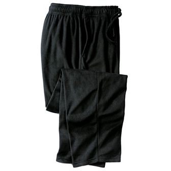 KingSize Men's Big & Tall Solid Microfleece Pajama Pants