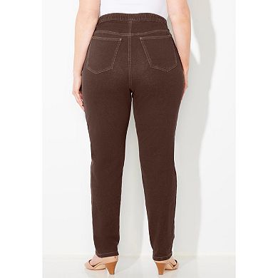 Catherines Women's Plus Size The Curvy Knit Jean
