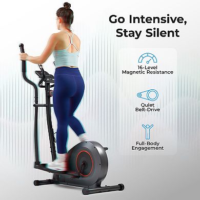 Sunny Health & Fitness 16-Level Smart Magnetic Resistance Elliptical