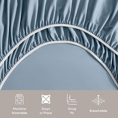 Nestl 4-Piece Extra Soft Microfiber Deep Pocket Bed Sheet Set