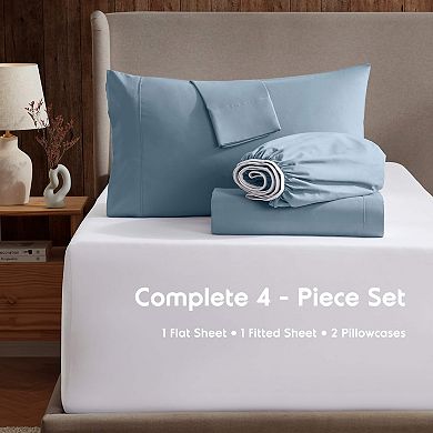 Nestl 4-Piece Extra Soft Microfiber Deep Pocket Bed Sheet Set
