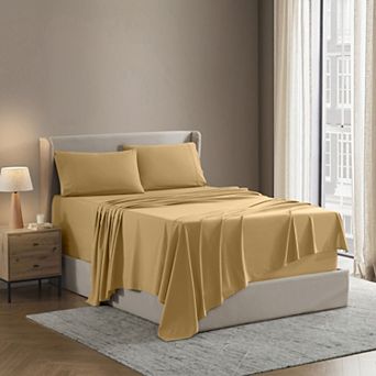 Nestl 4 pc Extra Soft Microfiber Deep Pocket Bed Sheet Set