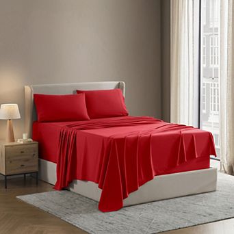 Nestl 4 pc Extra Soft Microfiber Deep Pocket Bed Sheet Set