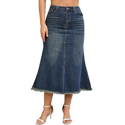 Jean Skirt Kids Tween Girls Denim Skirts Fashion Tween Girls
