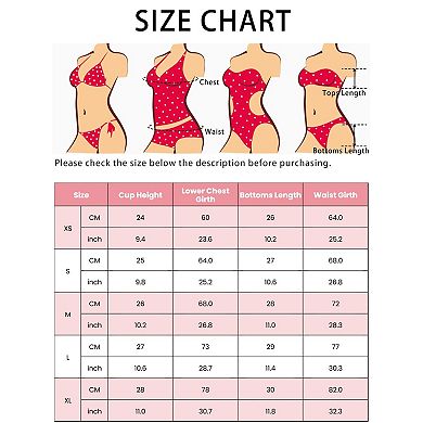 Women's Ribbed Textured Halter Bikini Set, 2 Pieces Cute Heart Ring Triangle Bottoms Swimwear