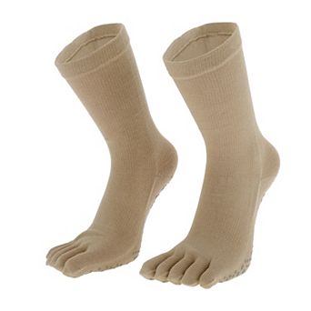 Striped High Yoga Five Toe Socks Durable Socks for Women 1 Pair
