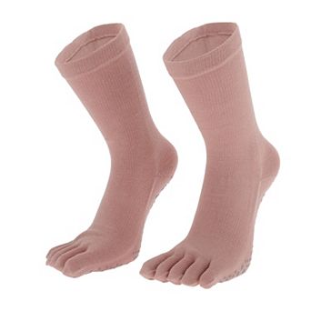 Striped High Yoga Five Toe Socks Durable Socks for Women 1 Pair