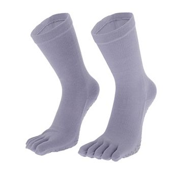 Striped High Yoga Five Toe Socks Durable Socks for Women 1 Pair