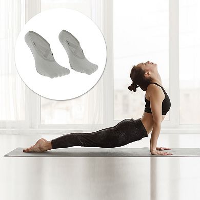 Short Cross-Strap Yoga Five Toe Socks Durable Socks for Women 1 Pair