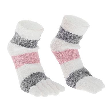 Warm Plush Yoga Five Toe Socks Durable Socks for Women 1 Pair