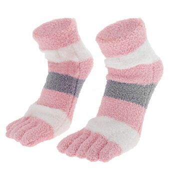 Warm Plush Yoga Five Toe Socks Durable Socks for Women 1 Pair