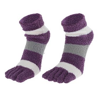 Warm Plush Yoga Five Toe Socks Durable Socks for Women 1 Pair