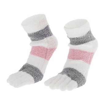 Warm Plush Yoga Five Toe Socks Durable Socks for Women 1 Pair