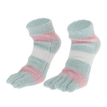 Warm Plush Yoga Five Toe Socks Durable Socks for Women 1 Pair