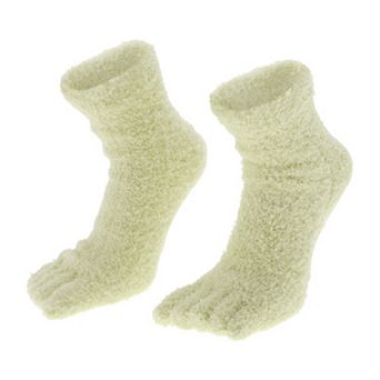 Thickening Five Toe Socks Plush Socks for Women 1 Pair