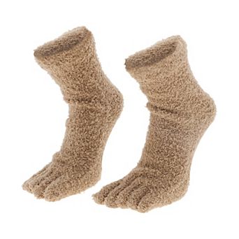 Thickening Five Toe Socks Plush Socks for Women 1 Pair