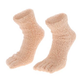 Thickening Five Toe Socks Plush Socks for Women 1 Pair