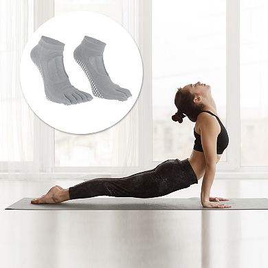 Closed Yoga Five Toe Socks Durable Socks for Women 1 Pair