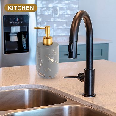 1Pc 12.5 Oz Soap Dispenser Hand and Dish Soap Dispenser for Kitchen Matte