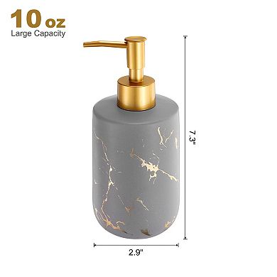 1Pc 12.5 Oz Soap Dispenser Hand and Dish Soap Dispenser for Kitchen Matte