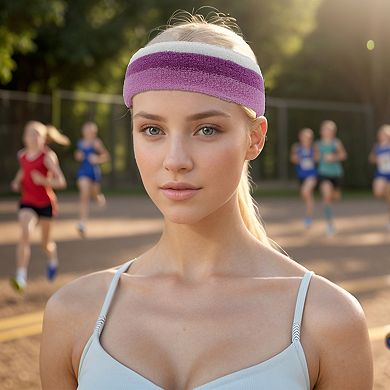 Breathable Headband with Wristband Sweat Headband for Sports 1 Set