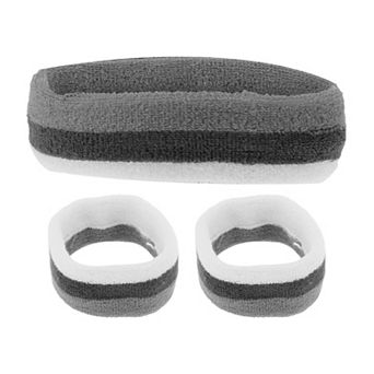Breathable Headband with Wristband Sweat Headband for Sports 1 Set