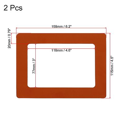 Magnetic Picture Frame, 2 Pack Magnetic Photo Frame Picture Holder 4x6 Inch