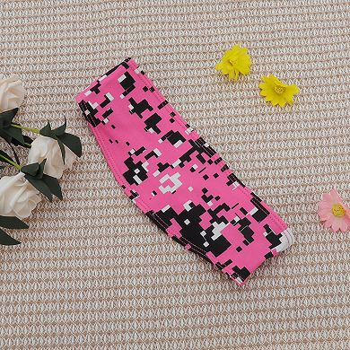 Breathable Headband Triangle Sweat Headband for Sport Rose Red 1 Pc