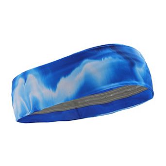 Breathable Headband Printed Sweat Headband for Sport Dark Blue 1 pc