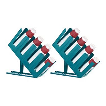 2 pc Cup and Lid Holder Paper Coffee Cup Dispenser Organizer with 4 Compartment