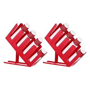 2 pc Cup and Lid Holder Paper Coffee Cup Dispenser Organizer with 4 Compartment