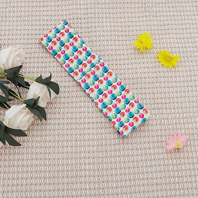 Breathable Headband Printed Sweat Headband for Sport Pink Green 1 Pc