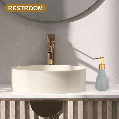 1Pc 9.5 Oz Soap Dispenser Hand and Dish Soap Dispenser Detergent Lotion Dispenser with Pump Ceramic