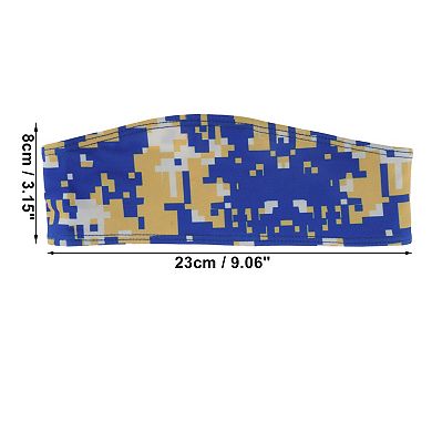 Breathable Headband Triangle Sweat Headband for Sport Light Blue 1 Pc