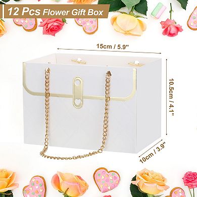 Flower Gift Bags, Paper Bouquet Flowers, Gift Wrap Bags, Elegant Design