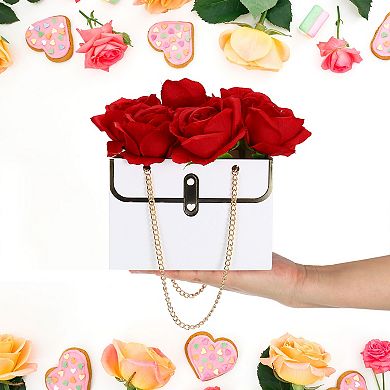 Flower Gift Bags, Paper Bouquet Flowers, Gift Wrap Bags, Elegant Design
