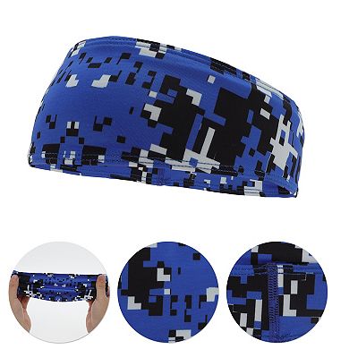 Breathable Headband Triangle Sweat Headband for Sport Dark Blue 1 Pc