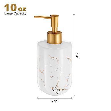 1 Pcs 10 Oz Soap Dispenser Hand and Dish Soap Dispenser Detergent Lotion Dispenser with Pump