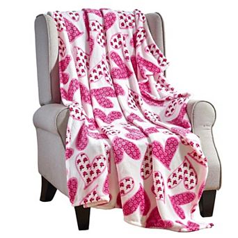 Scarlett All Season Micro Plush Decorative Valentine Throw Blanket