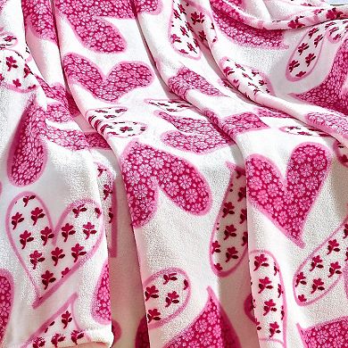 Scarlett All Season Micro Plush Decorative Valentine Throw Blanket