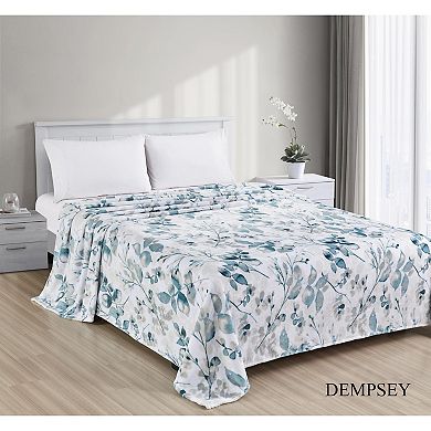 Luxurious Ultra Soft Lightweight Dempsey Printed Blanket