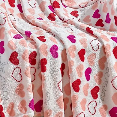 Isabella All Season Micro Plush Decorative Valentine Throw Blanket